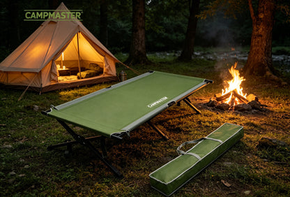 CAMPMASTER Oversized Folding Cot Bed with Carry Bag