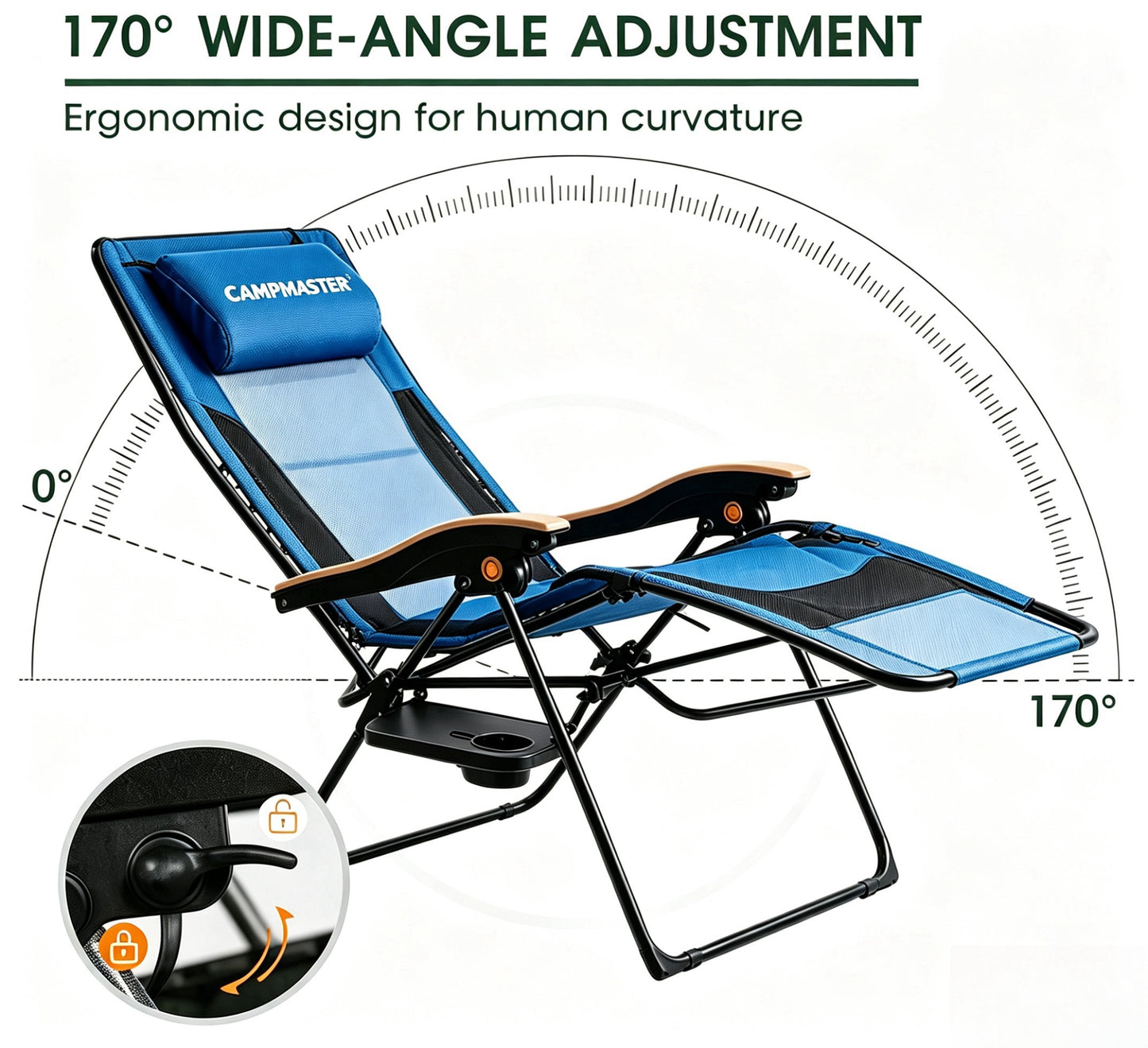 CAMPMASTER Zero Gravity Lounge Chair